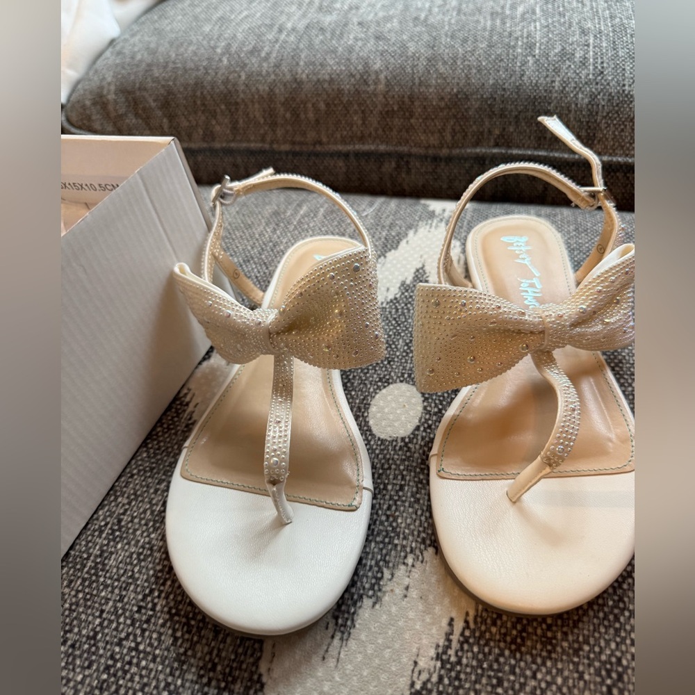Betsy Johnson girls Sasha wedding sandals